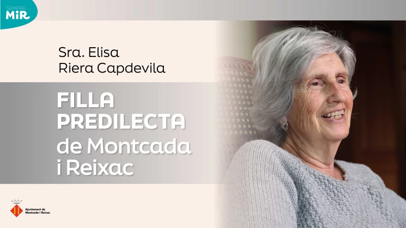 L’Ajuntament nomena Elisa Riera Filla Predilecta de Montcada i Reixac